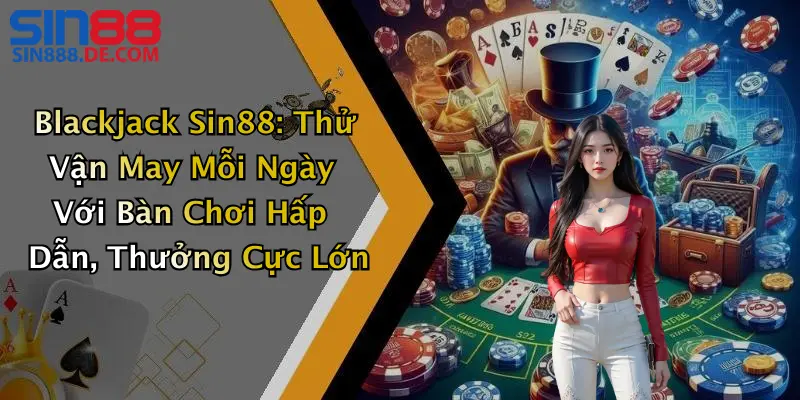 Blackjack Sin88: Thử Vận May Mỗi Ngày Với Bàn Chơi Hấp Dẫn, Thưởng Cực Lớn