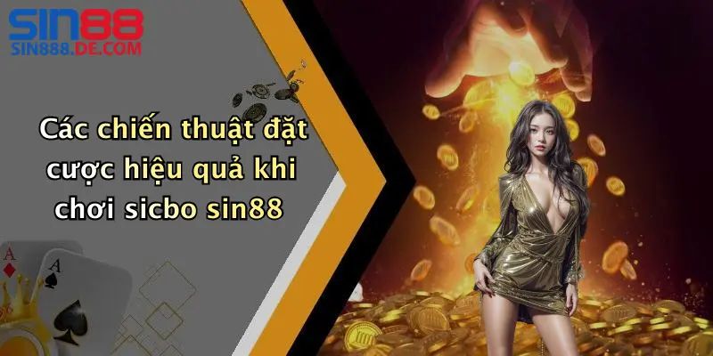 Các chiến thuật đặt cược hiệu quả khi chơi sicbo sin88
