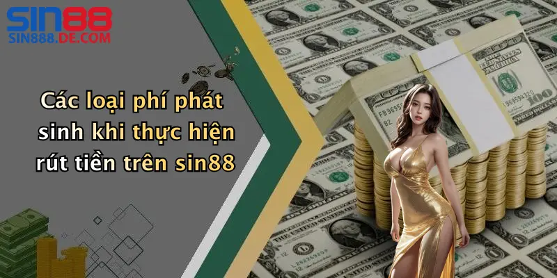 Các loại phí phát sinh khi thực hiện rút tiền trên sin88
