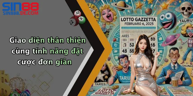 Giao diện thân thiện cùng tính năng đặt cược đơn giản