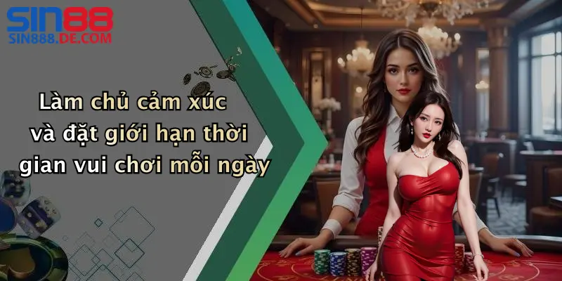 Làm chủ cảm xúc và đặt giới hạn thời gian vui chơi mỗi ngày