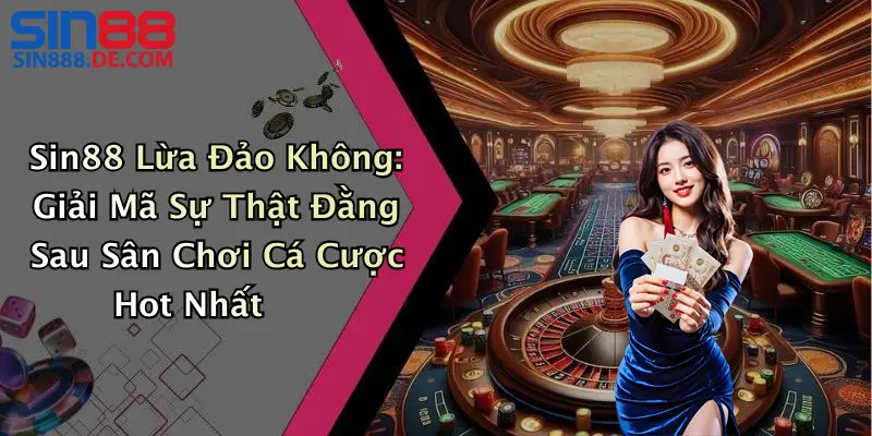 Sin88 Lừa Đảo Không: Giải Mã Sự Thật Đằng Sau Sân Chơi Cá Cược Hot Nhất